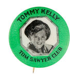 TOMMY KELLY TOM SAWYER MOVIE CLUB PROMO BUTTON