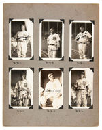 BOSTON BEES SIGNED PHOTO DISPLAY WITH CASEY STENGEL & GEORGE "HIGH POCKETS" KELLY.