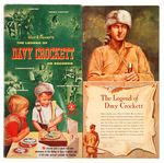 "WALT DISNEY'S THE LEGEND OF DAVY CROCKETT ON RECORDS" SET.