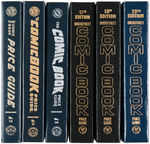 "THE OVERSTREET COMIC BOOK PRICE GUIDE" LIMITED EDITION SIGNED LEATHER BOUND HARDCOVER LOT.