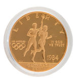 1984-P "OLYMPIC" GOLD COMMEMORATIVE COIN PROOF $10.