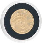 1986-S STATUE OF LIBERTY GOLD COMMEMORATIVE COIN PROOF $5.