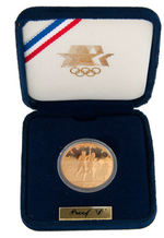 1984-D OLYMPIC GOLD COMMEMORATIVE COIN PROOF $10.