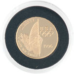 1996-W CENTENNIAL OLYMPIC GAMES-FLAG BEARER GOLD COMMEMORATIVE COIN PROOF $5.