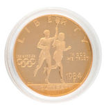 1984-S OLYMPIC GOLD COMMEMORATIVE COIN PROOF $10.