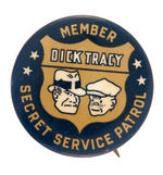 RARE CANADIAN PREMIUM “DICK TRACY” CLUB BUTTON.