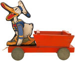 DONALD DUCK DELIVERY FISHER PRICE PULL TOY.