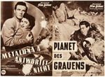 GERMAN PROMOTIONAL SCI-FI FILM PROGRAM LOT INCLUDING "THIS ISLAND EARTH" & OTHERS.