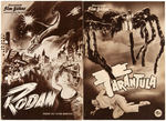 GERMAN PROMOTIONAL HORROR FILM PROGRAM LOT INCLUDING "FRANKENSTEIN" & OTHERS.