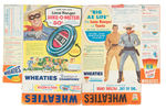 “WHEATIES LONE RANGER” CEREAL BOX PAIR W/ONE AUTOGRAPHED.