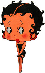 BETTY BOOP DIE-CUT FAN.