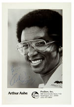 TENNIS LEGEND ARTHUR ASHE SIGNED PHOTO.