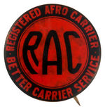 BALTIMORE AFRO-AMERICAN NEWSPAPER CARRIER'S BUTTON.