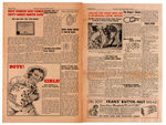 “FRANZ LONE RANGER NEWS” VOL. 1 #1 AND #3 1938 PREMIUM NEWSPAPER PAIR.