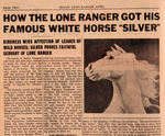 “FRANZ LONE RANGER NEWS” VOL. 1 #1 AND #3 1938 PREMIUM NEWSPAPER PAIR.