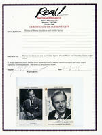 BENNY GOODMAN & BOBBY BYRNE SIGNED "AUTOGRAPH" PHOTO PAIR.