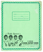 "BEATLES" SCHOOL REPORT COVER.