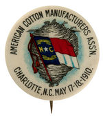 "AMERICAN COTTON MANUFACTURER ASS'N" PICTURING HORNET'S NEST FOR 1910 NORTH CAROLINA EVENT.