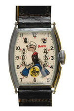 POPEYE RARE 1935 WRISTWATCH BOXED.