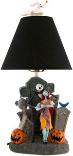 "THE NIGHTMARE BEFORE CHRISTMAS" DESK LAMP LOT OF FOUR.