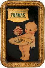 ROSE O'NEILL KEWPIE "FURNAS" ICE CREAM SERVING TRAY.