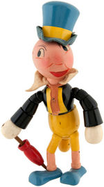 "JIMINY CRICKET" IDEAL WOOD-JOINTED DOLL.