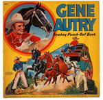 "GENE AUTRY COWBOY PUNCH-OUT BOOK."