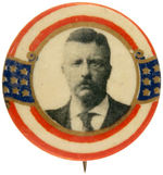 ROOSEVELT THREE BUTTONS BY BALTIMORE BADGE INCLUDING JUGATE.