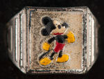 "INGERSOLL" MICKEY MOUSE & DONALD DUCK RING DISPLAY.