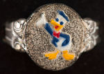 "INGERSOLL" MICKEY MOUSE & DONALD DUCK RING DISPLAY.