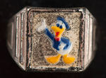 "INGERSOLL" MICKEY MOUSE & DONALD DUCK RING DISPLAY.