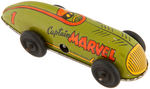 "CAPTAIN MARVEL" WIND-UP RACERS SET.