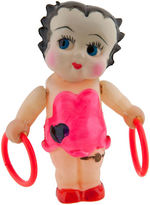 BETTY BOOP CELLULOID FIGURE WITH MOVABLE ARMS.