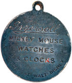 “INGERSOLL MICKEY MOUSE” ENGLISH VERSION POCKET WATCH RARE FOB.