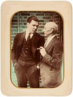 JACK DEMPSEY & GENE TUNNEY PLAQUE PAIR.