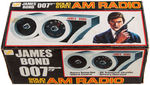 "JAMES BOND 007 – LOGO BOXED AM RADIO."