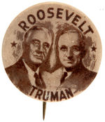 "ROOSEVELT TRUMAN" SCARCE 1944 JUGATE.