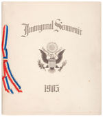 ROOSEVELT OFFICIAL “INAUGURAL SOUVENIR 1905” PLUS 4 WHITE HOUSE INVITATIONS FROM T.R. AND TAFT.