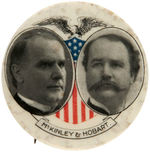 "McKINLEY & HOBART" SCARCE 1896 JUGATE HAKE #3157.
