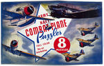 WORLD WAR II "COMBAT PICTURE PUZZLES/COMBAT PLANE PUZZLES" BOXED PAIR.