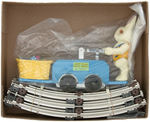 "PETER RABBIT CHICK-MOBILE" BOXED WIND-UP HANDCAR.