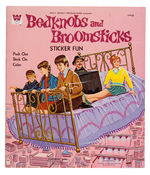 "BEDKNOBS AND BROOMSTICKS STICKER FUN" BOOK.