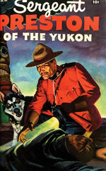 "SGT. PRESTON OF THE YUKON" RARE PROMOTIONAL BINDER.