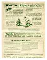 “HOW TO CATCH BY BABE RUTH/SINCLAIR-BABE RUTH BASEBALL CONTEST” PROMO FLIER.