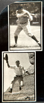 BABE RUTH BATTING 1930s OPTOMETRIST TEST STEREOSCOPIC CARD.