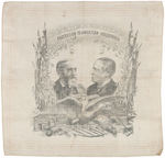 HARRISON AND MORTON 1888 TRIO OF BANDANNAS INCLUDING TWO JUGATES.
