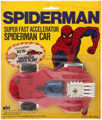 SPIDER-MAN CARDED CAR & STUNT CYCLE.