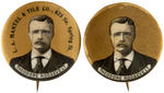 ROOSEVELT TRIO OF BUTTONS FROM LOS ANGELES.