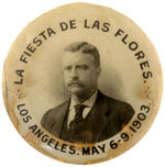 ROOSEVELT TRIO OF BUTTONS FROM LOS ANGELES.