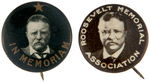 ROOSEVELT GROUP OF EIGHT BUTTONS SPANNING 1912-1920.